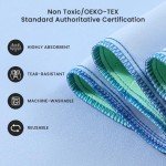 Washable Underpads,18" x 24" (Pack of 2) - Super Absorbency Reusable Bedwetting Incontinence Pads for Kids, Adults, Elderly, and Pets - Waterproof Protective Pad for Couch, Sofa, Floor,Bed