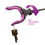 32-Inch Aluminum Grabber Reacher Tool with LED Light