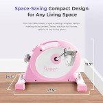 Pink Under Desk Mini Pedal Exerciser Bike