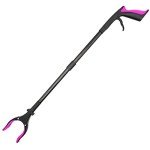 32-Inch Aluminum Grabber Reacher Tool with LED Light