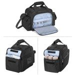 Trunab Portable Medical Nurse Shoulder Bag - Black