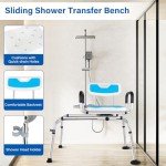Adjustable Tub Transfer Bench with Swivel Seat
