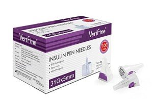 Verifine 31G 5mm Insulin Pen Needles (100 Count)