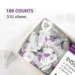 Verifine 31G 5mm Insulin Pen Needles (100 Count)