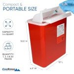 Oakridge 5 Quart Sharps Container - 2-Pack