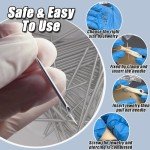 Mixed Stainless Steel Piercing Needles - 100pcs