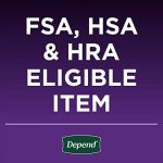 Depend Night Defense Adult Incontinence Underwear for Men, Disposable, Overnight, Large, Grey, 14 Count, Packaging May Vary