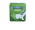 Medline FitRight OptiFit Ultra Adult Briefs, Incontinence Diapers with Tabs, Heavy Absorbency, Large, 44 to 56", 20 Count