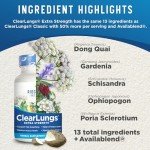ClearLungs Extra Strength Natural Lung Support Capsules