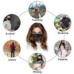 100 Pcs Black 3-Ply Disposable Face Masks