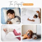 Utopia Bedding Waterproof Incontinence Bed Pads 34 x 36 Inches (Pack of 4, Blue), Washable and Reusable Underpads for Adults, Elderly and Pets, Absorbent Protective Pads