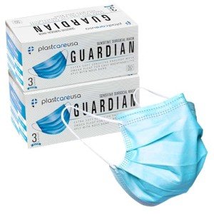 PlastCare USA Disposable 4-Ply ASTM Level 3 Masks