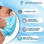 PlastCare USA Disposable 4-Ply ASTM Level 3 Masks