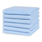 SIMPLI-MAGIC Washable Underpads, 34"x36" (Pack of 6) - Heavy Absorbency Reusable Bedwetting Incontinence Pads for Kids,Adults,Elderly,and Pets - Waterproof Protective Pad for Bed,Couch,Sofa,Floor