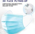 Bulk Pack of 100 Disposable 3-Ply Face Masks