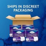 Tena Incontinence Underwear for Women, Overnight Absorbency, Sensitive Care - Large - 56 Count