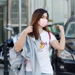 Wecolor 100 Pcs Pink Disposable 3 Ply Masks