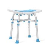 Adjustable Heavy-Duty Shower Stool for All Users