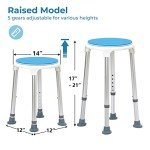 Adjustable Swivel Shower Stool for Seniors