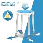 Adjustable Swivel Shower Stool for Seniors
