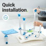 Adjustable Heavy-Duty Shower Stool for All Users