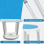 Adjustable Swivel Shower Stool for Seniors