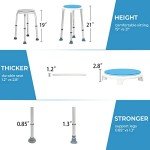 Adjustable Swivel Shower Stool for Seniors