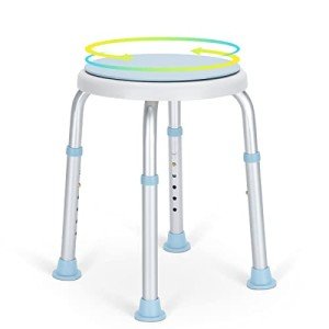 OasisSpace 360-Degree Swivel Shower Stool