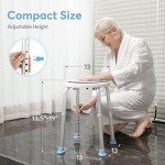 OasisSpace 360-Degree Swivel Shower Stool