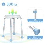 OasisSpace 360-Degree Swivel Shower Stool