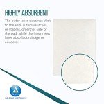 Dynarex Sterile Non-Adherent Wound Care Pads, 100 Count
