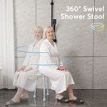 OasisSpace 360-Degree Swivel Shower Stool