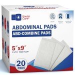 GauzeCare Sterile Abdominal Pads 5x9 Inch 20-Pack