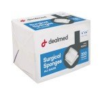 Dealmed 4" x 4" Absorbent Surgical Sponges, 200 Count