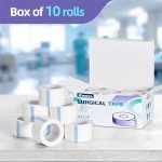 iFwevs Latex-Free Surgical Paper Tape - 10 Rolls
