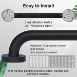 24" Non-Slip Stainless Steel Bathroom Grab Bar