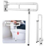 Wall Mounted Folding Toilet Safety Grab Bar