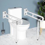 Wall Mounted Folding Toilet Safety Grab Bar