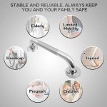 2-Pack 12" Stainless Steel Shower Grab Bars