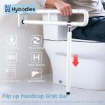 Wall Mounted Folding Toilet Safety Grab Bar