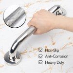 2-Pack 12" Stainless Steel Shower Grab Bars