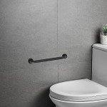 24" Non-Slip Stainless Steel Bathroom Grab Bar