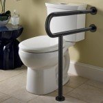Matte Black 31.3-Inch Toilet Grab Bar