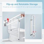 Wall Mounted Folding Toilet Safety Grab Bar