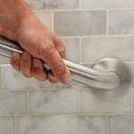 16-Inch Brushed Nickel Shower Grab Bar - 2 Pack