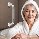 2-Pack 12" Stainless Steel Shower Grab Bars