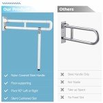 Wall Mounted Folding Toilet Safety Grab Bar