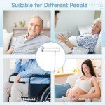 Wall Mounted Folding Toilet Safety Grab Bar