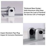 Foldable Wall-Mounted Toilet Safety Grab Bars