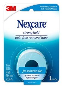 Nexcare Pain-Free Silicone Adhesive Tape - 1" x 4 Yds